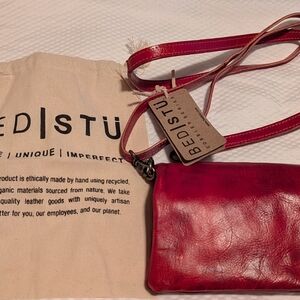 Bed Stu Cherry Leather Crossbody Bag